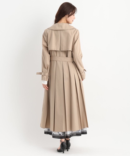 Andemiu（アンデミュウ）の「バックプリーツトレンチコート659939（トレンチコート・レディース・モカ/ブルー/ベージュ・FREE）」の17枚目の写真