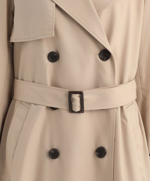 Andemiu（アンデミュウ）の「バックプリーツトレンチコート659939（トレンチコート・レディース・モカ/ブルー/ベージュ・FREE）」の20枚目の写真