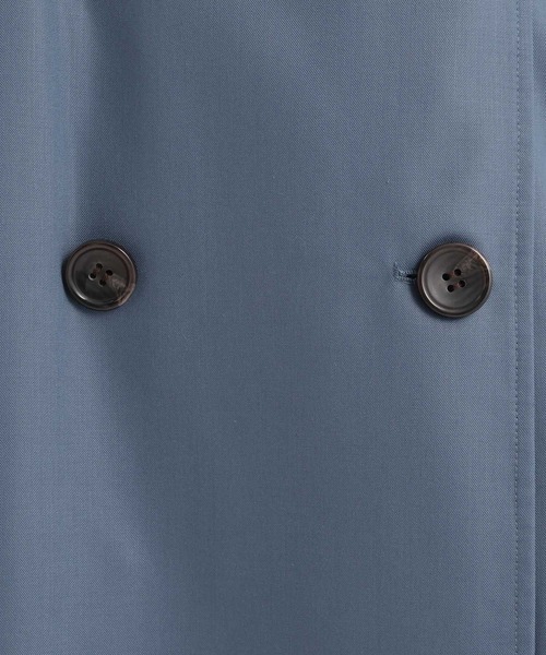 Andemiu（アンデミュウ）の「バックプリーツトレンチコート659939（トレンチコート・レディース・モカ/ブルー/ベージュ・FREE）」の4枚目の写真