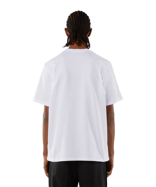 MSGM(エムエスジーエム)の「【Basic Color】MSGM BOXロゴTシャツ(Tシャツ/カットソー・メンズ・ホワイト/ブラック・XL/L/M/S/XS)」の4枚目の写真
