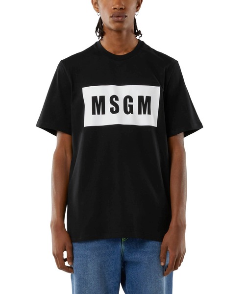 MSGM(エムエスジーエム)の「【Basic Color】MSGM BOXロゴTシャツ(Tシャツ/カットソー・メンズ・ホワイト/ブラック・XL/L/M/S/XS)」の7枚目の写真