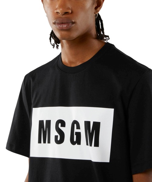 MSGM(エムエスジーエム)の「【Basic Color】MSGM BOXロゴTシャツ(Tシャツ/カットソー・メンズ・ホワイト/ブラック・XL/L/M/S/XS)」の10枚目の写真