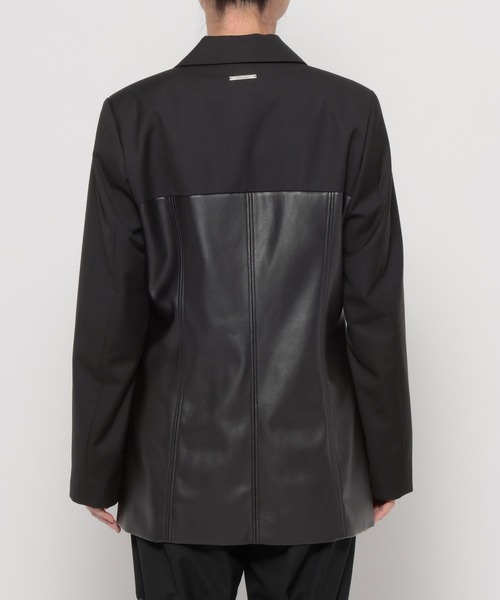 HARE（ハレ）の「【NANA×HARE】コルセットデザインフェイクレザージャケット（テーラードジャケット・レディース・グレー/ブラック・SMALL/MEDIUM）」の18枚目の写真