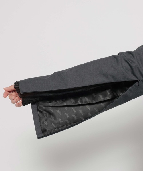 HARE（ハレ）の「【NANA×HARE】コルセットデザインフェイクレザージャケット（テーラードジャケット・レディース・グレー/ブラック・SMALL/MEDIUM）」の19枚目の写真