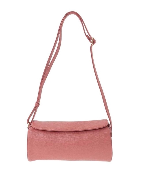 MK MICHEL KLEIN（エムケーミッシェルクラン）の「[300g以下の軽量]カウレザーシリンダーバッグ（ショルダーバッグ・レディース・アイボリー/ブラック/ピンク/シルバー・00）」の13枚目の写真