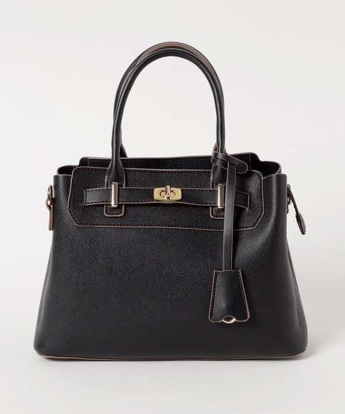 mysty woman（ミスティウーマン）の「ロックベルトSBAG 681246（ショルダーバッグ・レディース・ブラック/アイボリー・FREE）」の14枚目の写真