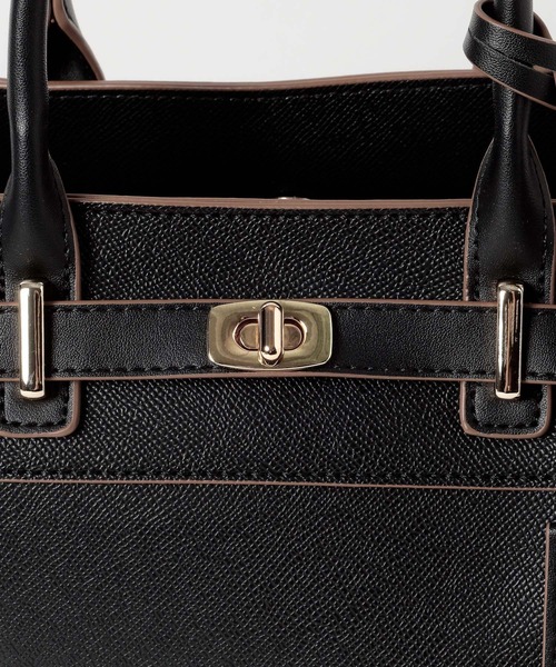 mysty woman（ミスティウーマン）の「ロックベルトSBAG 681246（ショルダーバッグ・レディース・ブラック/アイボリー・FREE）」の18枚目の写真