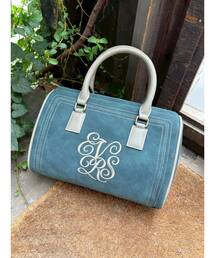 EVRIS | 【500mlペットボトルも入る!】エンブレムステッチボストンBAG(ボストンバッグ)