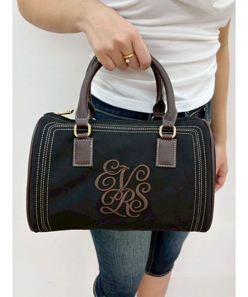 EVRIS(エヴリス)の「エンブレムステッチボストンBAG(ボストンバッグ・レディース・グリーン/ブラウン/ブラック・FREE)」の13枚目の写真
