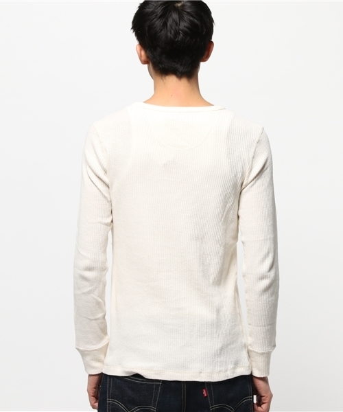 CIAOPANIC(チャオパニック)の「【Ciaopanic】 COTTON/LINNENDRYB(Tシャツ/カットソー・メンズ・オフホワイト/カーキ/ブラック・LARGE/MEDIUM)」の4枚目の写真