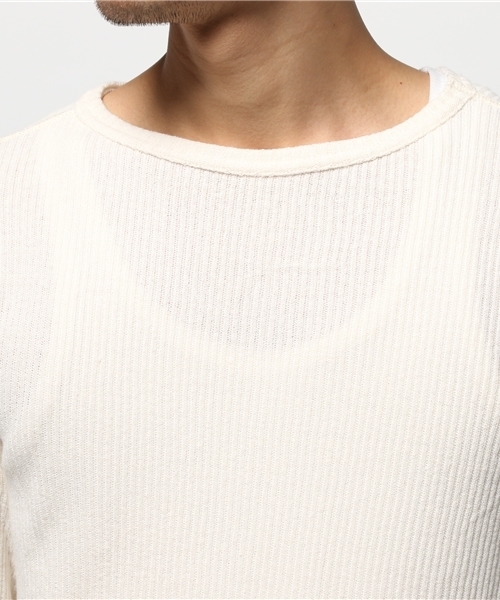 CIAOPANIC(チャオパニック)の「【Ciaopanic】 COTTON/LINNENDRYB(Tシャツ/カットソー・メンズ・オフホワイト/カーキ/ブラック・LARGE/MEDIUM)」の5枚目の写真