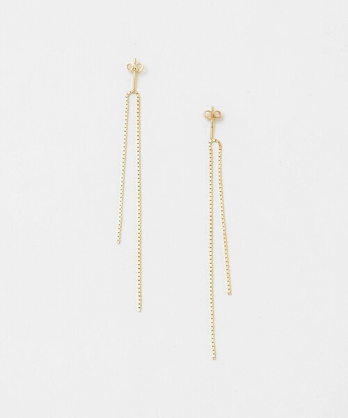 Steven Alan(スティーブンアラン)の「<SASKIA DIEZ>FRINGE EARRINGS GOLD COLOR/ピアス(ピアス(両耳用)・レディース・ゴールド・FREE)」の1枚目の写真