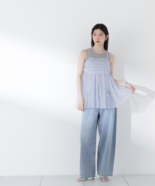 PROPORTION BODY DRESSING(プロポーションボディドレッシング)の「<a>カップ付きアメスリ / 1216169400(Tシャツ/カットソー・レディース・ホワイト系その他/グレー/グレー系その他・MEDIUM/SMALL)」の22枚目の写真