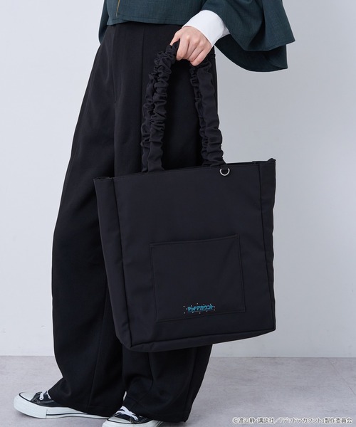 earth music&ecology（アースミュージックアンドエコロジー）の「デッドアカウント クリア トートバッグ（トートバッグ・レディース・オレンジ/パープル/ライトブルー/グリーン・FREE）」の5枚目の写真