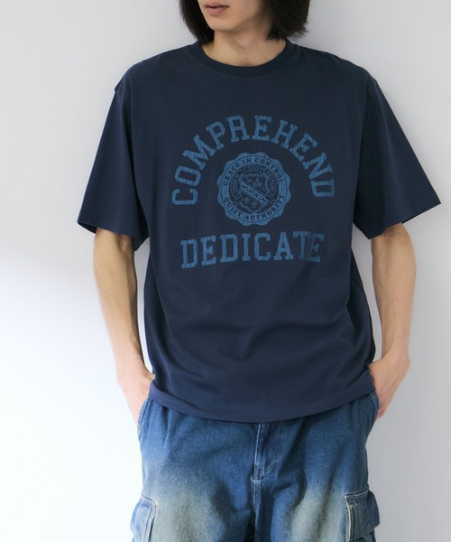 NAVY(ネイビー)の「【NAVY/ネイビー】 BCIコットン カレッジプリント 半袖Tシャツ(Tシャツ/カットソー・メンズ・ホワイト/パープル/ホワイト系1/ブルー・S/M/L/XL)」の13枚目の写真