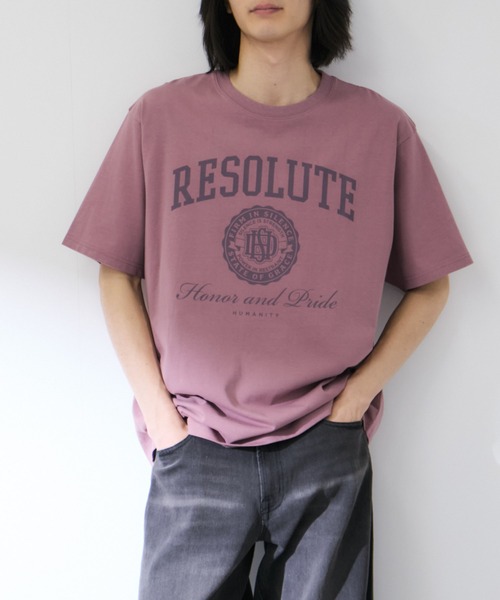 NAVY(ネイビー)の「【NAVY/ネイビー】 BCIコットン カレッジプリント 半袖Tシャツ(Tシャツ/カットソー・メンズ・ホワイト/パープル/ホワイト系1/ブルー・S/M/L/XL)」の16枚目の写真