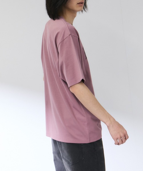 NAVY(ネイビー)の「【NAVY/ネイビー】 BCIコットン カレッジプリント 半袖Tシャツ(Tシャツ/カットソー・メンズ・ホワイト/パープル/ホワイト系1/ブルー・S/M/L/XL)」の17枚目の写真