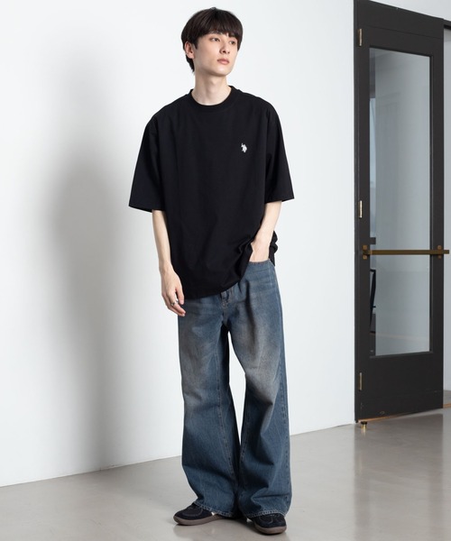 U.S. POLO ASSN.(ユーエスポロアッスン)の「∴WEGO/U.S. POLO ASSN.接触冷感Tシャツ(Tシャツ/カットソー・メンズ・ネイビー/ホワイト/ブラック・LARGE/MEDIUM)」の5枚目の写真