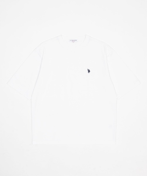 U.S. POLO ASSN.(ユーエスポロアッスン)の「∴WEGO/U.S. POLO ASSN.接触冷感Tシャツ(Tシャツ/カットソー・メンズ・ネイビー/ホワイト/ブラック・LARGE/MEDIUM)」の12枚目の写真