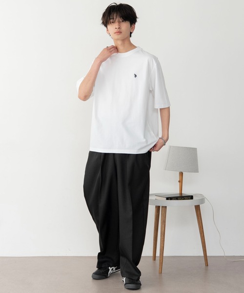 U.S. POLO ASSN.(ユーエスポロアッスン)の「∴WEGO/U.S. POLO ASSN.接触冷感Tシャツ(Tシャツ/カットソー・メンズ・ネイビー/ホワイト/ブラック・LARGE/MEDIUM)」の22枚目の写真