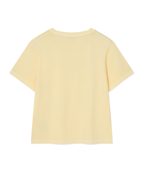 Wacky WiLLy（ワッキーウィリー）の「ウィメンズピグメントセミクロップ半袖Tシャツイエロー（Tシャツ/カットソー・レディース・その他・SMALL/MEDIUM）」の3枚目の写真