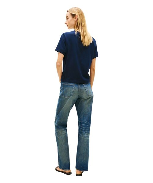 TOMMY HILFIGER（トミーヒルフィガー）の「TH SCRIPT REG C-NK SS TEE（Tシャツ/カットソー・レディース・マルチ/ブルー系その他/ホワイト/グリーン・LARGE/X-SMALL/SMALL/MEDIUM）」の19枚目の写真