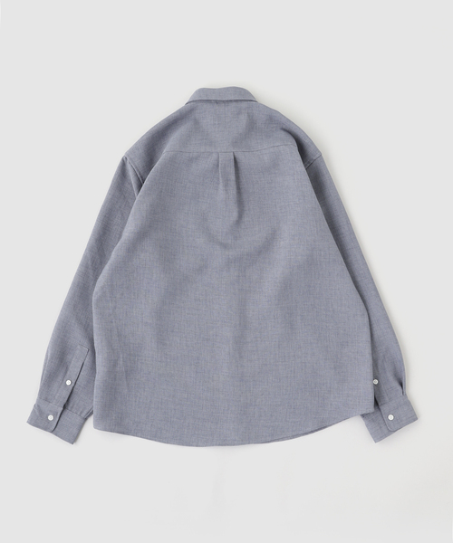 B.C STOCK(ベーセーストック)の「ドライメランジェオックス レギュラーシャツ(シャツ/ブラウス・メンズ・グレー/アイボリー/ネイビー・LARGE/MEDIUM/SMALL)」の19枚目の写真