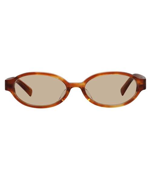 SUNCUTGlasses/UV100%CUT オーバル型 サングラスカラーレンズ 太縁
