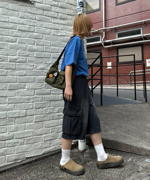 CIAOPANIC TYPY（チャオパニックティピー）の「【UNISEX】メニーポケットショルダーBAG（ショルダーバッグ・レディース・ブラック/カーキ・ONE SIZE）」の12枚目の写真