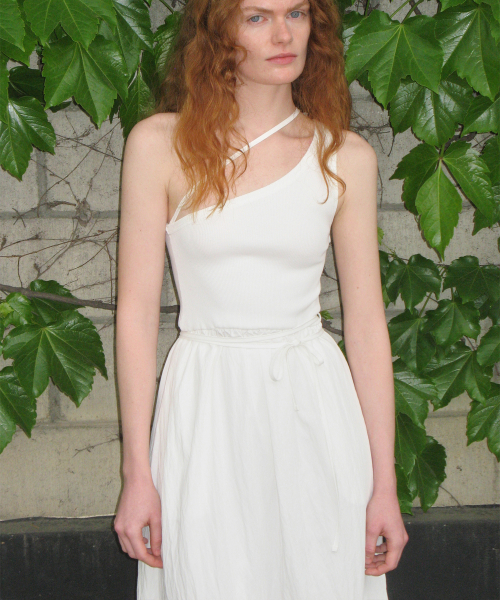 DIAGONAL(ダイアゴナル)の「ONE OFF-SHOULDER LONG DRESS (white)(ワンピース・レディース・その他・MEDIUM)」の6枚目の写真