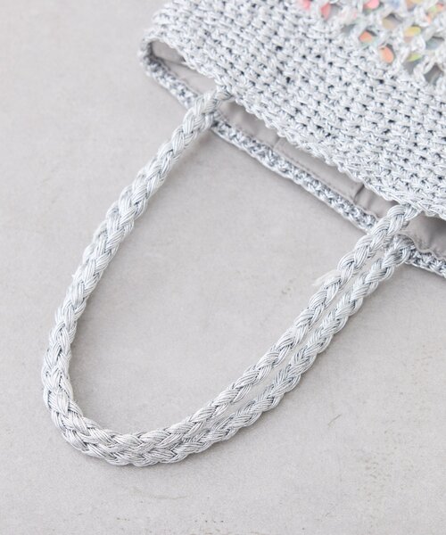 CIAOPANIC TYPY(チャオパニックティピー)の「:【2WAYで使用可能!】チェーン付き手編みスパンコールBAG(ショルダーバッグ・レディース・シルバー/ゴールド/ダークグレー・ONE SIZE)」の12枚目の写真