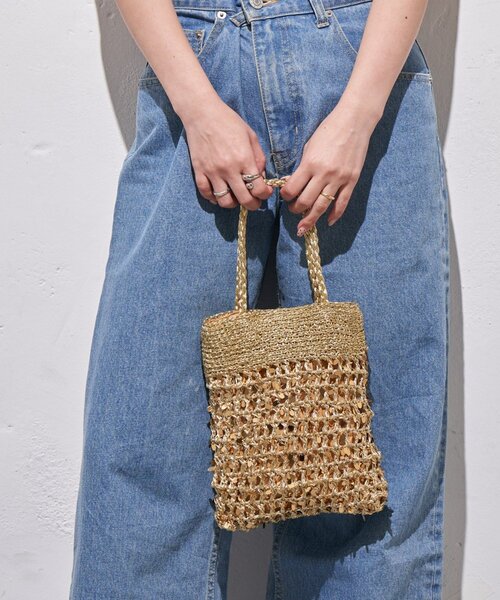 CIAOPANIC TYPY(チャオパニックティピー)の「:【2WAYで使用可能!】チェーン付き手編みスパンコールBAG(ショルダーバッグ・レディース・シルバー/ゴールド/ダークグレー・ONE SIZE)」の16枚目の写真