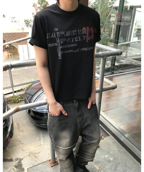 KICHUL(キチョル)の「71-Node T-shirt (Black)(Tシャツ/カットソー・レディース・その他・LARGE/MEDIUM/SMALL)」の6枚目の写真