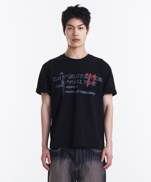 KICHUL(キチョル)の「71-Node T-shirt (Black)(Tシャツ/カットソー・レディース・その他・LARGE/MEDIUM/SMALL)」の8枚目の写真