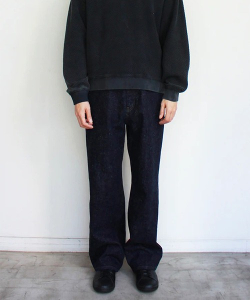soe(ソーイ)の「【soe/ソーイ】Many Nep Regular Jeans(デニムパンツ・メンズ・インディゴブルー・0/1)」の3枚目の写真