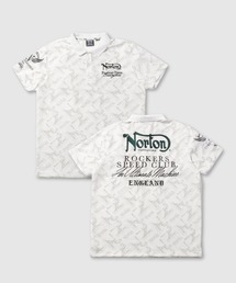 Norton（ノートン）の「【Norton/ノートン】 総柄 バックロゴプリント 半袖ポロシャツ（ポロシャツ）」