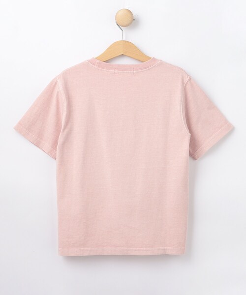 Dessin(デッサン)の「【リンクコーデ可/洗える】ピグメント染め Tシャツ(Tシャツ/カットソー・キッズ・ライトブルー/ベビーピンク/ブラック・14/12)」の5枚目の写真