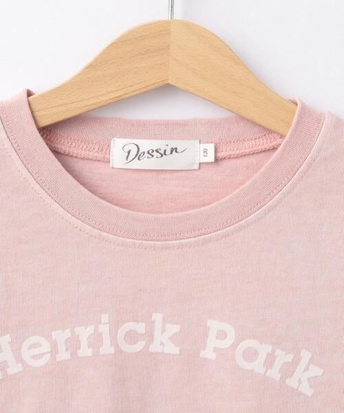 Dessin(デッサン)の「【リンクコーデ可/洗える】ピグメント染め Tシャツ(Tシャツ/カットソー・キッズ・ライトブルー/ベビーピンク/ブラック・14/12)」の6枚目の写真