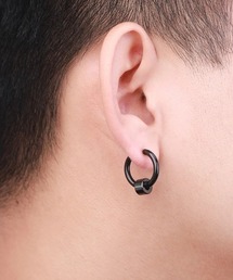 ソリッドフープピアス