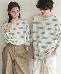SENSE OF PLACE by URBAN RESEARCH | 『ユニセックス』ボーダーエクストラルーズTシャツ(Tシャツ/カットソー)