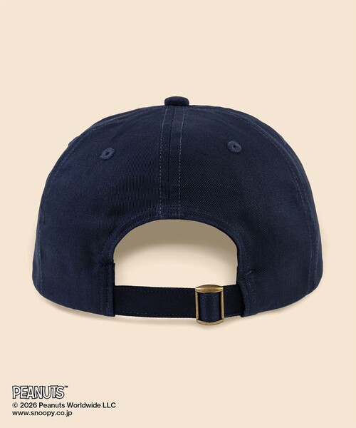 BROOKS BROTHERS(ブルックスブラザーズ)の「Brooks Brothers × PEANUTS コットンツイル スヌーピーエンブレム ベースボールキャップ(キャップ・メンズ・タン/ネイビー・ONE SIZE)」の7枚目の写真