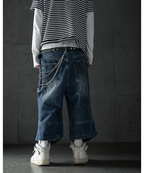 ROARINGRAD(ロアリングラド)の「カーペンター バミューダ デニムパンツ ブルー(その他パンツ・レディース・その他・MEDIUM/LARGE)」の5枚目の写真
