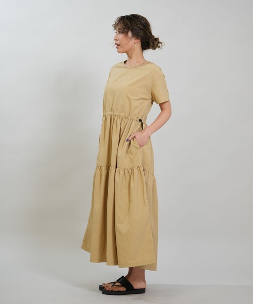 RIKKA FEMME(リッカファム)の「RIKKA FEMME/リッカファム ワンピース ロング丈 ウエストドロストワンピース RF6S-1409(ワンピース・レディース・ベージュ/ブラック・FREE)」の15枚目の写真