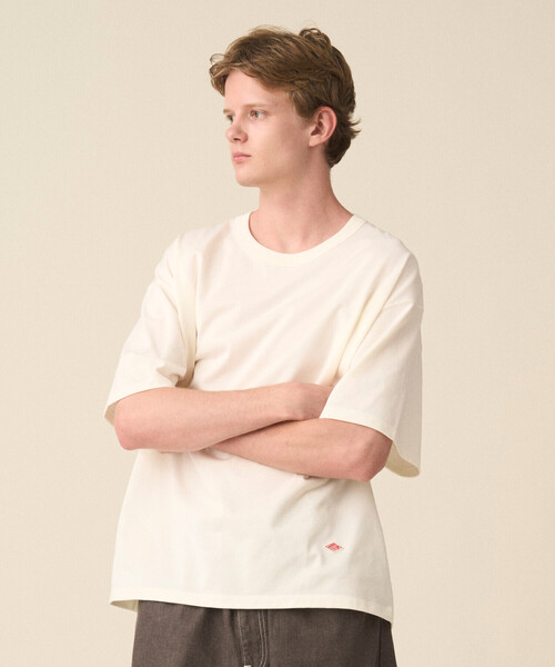 DANTON(ダントン)の「Store-Exclusive Men's Cotton Jersey Big Silhouette T-shirt(Tシャツ/カットソー・メンズ・ホワイト/ブラウン系その他2/ネイビー/オリーブ/ブラック・L/M/XL)」の11枚目の写真