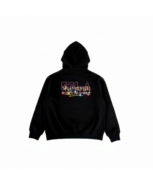 FILA（フィラ）の「アイ MAKE IMP@CT！×FILA / SWEAT HOODIE / スウェットフーディー（スウェット・レディース・ブラック/ホワイト・XL/L/M）」の6枚目の写真