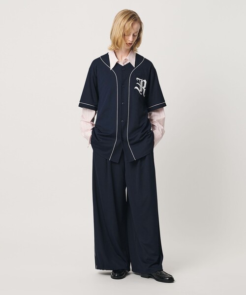 ER(イーアール)の「<ER>メッシュ ボリューム パンツ(その他パンツ・レディース・ネイビー/グレー系・S/M)」の7枚目の写真