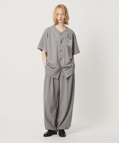 ER(イーアール)の「<ER>メッシュ ボリューム パンツ(その他パンツ・レディース・ネイビー/グレー系・S/M)」の12枚目の写真