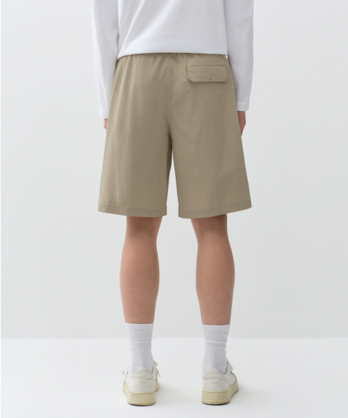 MUSINSA STANDARD（ムシンサスタンダード）の「[クールタンダード] ナイロンストレッチバンディングショーツ [ライトベージュ]（その他パンツ・メンズ・その他・26/28/30/32/34/36/38/40/42）」の7枚目の写真