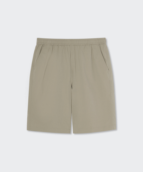 MUSINSA STANDARD（ムシンサスタンダード）の「[クールタンダード] ナイロンストレッチバンディングショーツ [ライトベージュ]（その他パンツ・メンズ・その他・26/28/30/32/34/36/38/40/42）」の3枚目の写真