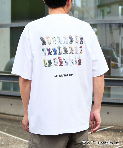 MASTER FRAME（マスターフレーム ）の「MASTER FRAME / STARWARS / ピグメントTシャツ（Tシャツ/カットソー・メンズ・グレー/ホワイト・3/4/1）」の2枚目の写真